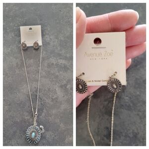 Brand new necklace and earrings set